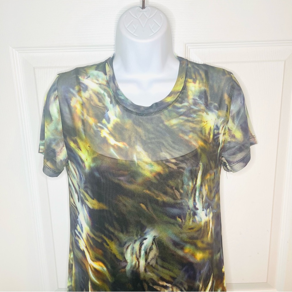 Multicolor Abstract Print Midi Dress - Picture 5 of 11